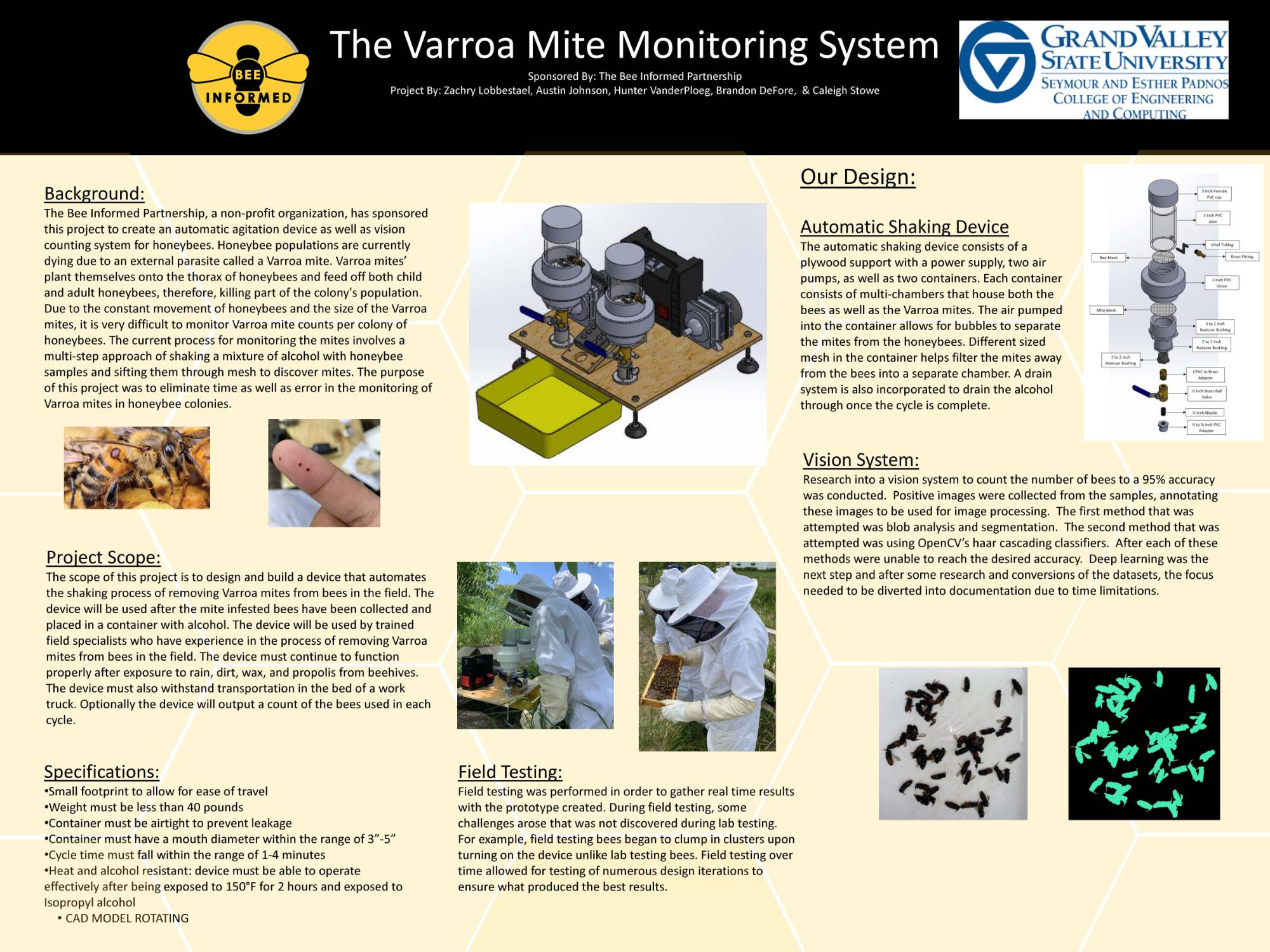 Thumbnail image of Bee Informed Partnership senior design poster